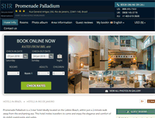 Tablet Screenshot of hotel-promenade-palladium.com